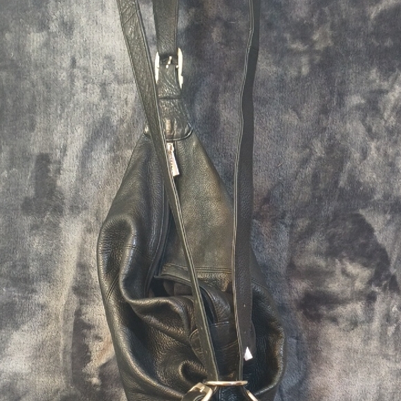 Sunbelt Black Leather Backpack main image 5
